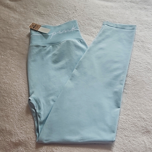 Pink Active seamless High Waist Full Length Leggings XL - Picture 2 of 4